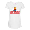 super nintendo chalmers Maternity Scoop Neck T-shirt