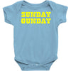 sunday gunday Baby Onesie