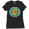 angry goldfish cartoon Ladies Fitted T-Shirt