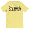 im not an alcoholic im a drunk t shirt x large funny beer pong keg par T-Shirt