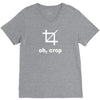 oh crop V-Neck Tee
