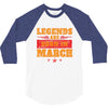 Legends Are Born In March 3/4 Sleeve Shirt