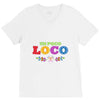 loco coco skul V-Neck Tee