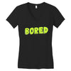 bored Women's V-Neck T-Shirt