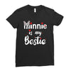 Minnie is my Bestie Ladies Fitted T-Shirt