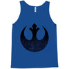rebel logo with space pattern Tank Top