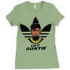 hey auntie killmonger Ladies Fitted T-Shirt