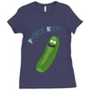 pickle rick Ladies Fitted T-Shirt