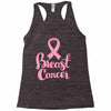 breast cancer pink ribbon Racerback Tank