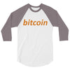 bitcoin 3/4 Sleeve Shirt