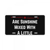 August Girls License Plate