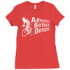 adventure before dementia 4 Ladies Fitted T-Shirt