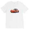 red car V-Neck Tee