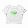 i'd rather be mining t shirt Crop Top