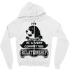 I Am Beagle Actually In A Very Commited Relationship Zipper Hoodie