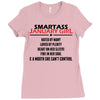 Smartass January Girl Ladies Fitted T-Shirt