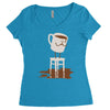 flood Women's Triblend Scoop T-shirt