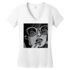sad girl Women's V-Neck T-Shirt