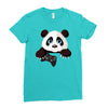 Gamer Panda Ladies Fitted T-Shirt