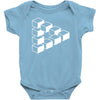 sheldon dreieck big bang theory triforce illusion 3d nerd fun usa Baby Onesie