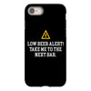 low beer alert iPhone 8