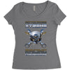 motocross extreme Women's Triblend Scoop T-shirt