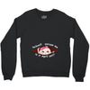 April Peeking Out Asian Baby Girl Crewneck Sweatshirt