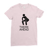 product square Ladies Fitted T-Shirt