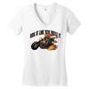 ride it like you stole it Women's V-Neck T-Shirt