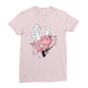hell yeah piggy Ladies Fitted T-Shirt