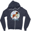 my boxer is my baby Zipper Hoodie