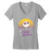 jack schoolington Women's V-Neck T-Shirt