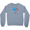 retro los angeles 1984 olympic games Crewneck Sweatshirt