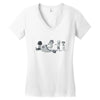 rebel attack Women's V-Neck T-Shirt