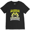 proud engineer dad V-Neck Tee