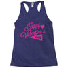 happy valentine's day Racerback Tank