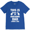 new daddy christmas funny V-Neck Tee