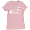 eat sleep archery Ladies Fitted T-Shirt