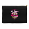 quens are born [your date] Accessory Pouches