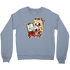 triple beagle portrait Crewneck Sweatshirt