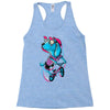 dog biker Racerback Tank