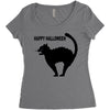 happy halloween Women's Triblend Scoop T-shirt
