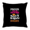 Class of 2017 Proud GrandMother Graduation Throw Pillow