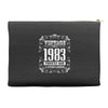 vintage made in 1983 perfectly aged a living legend Accessory Pouches