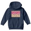 pink triangle print Youth Hoodie