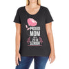 proud mom senior 2018 .. Ladies Curvy T-Shirt