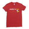 Daddy to Bee Baby Boy Ladies Fitted T-Shirt
