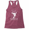 terrorist cat Racerback Tank
