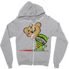 teddy monster Zipper Hoodie