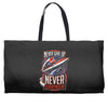 never surrender Weekender Totes